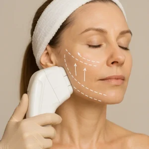 Woman having HI-FU to reduce wrinkles call LA LIPO Greater London (Redbridge) Now!