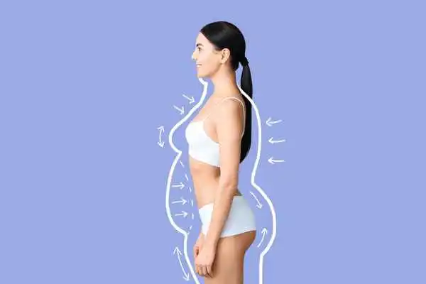 image of woman experiencing fat reduction treatment Greater London (Redbridge)