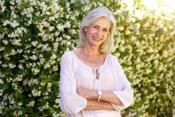 Older woman happy with urinary incontinence treatment Greater London (Redbridge)
