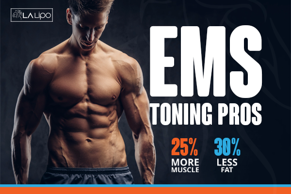 Image of man with sculpted stomach showing the fat loss and muscle gain of LA-EMS Body Sculpting Treatment Greater London (Redbridge)