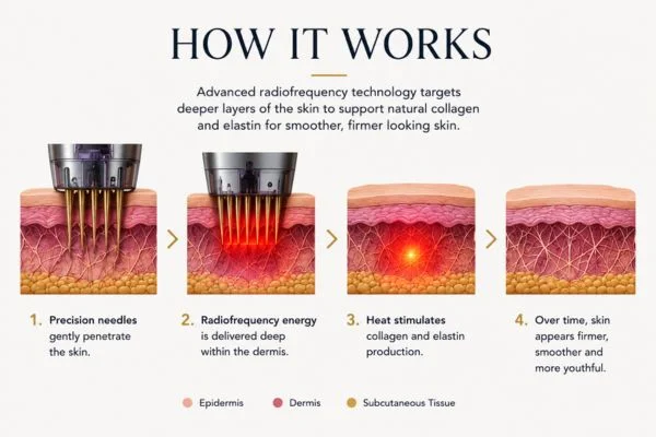 Diagram of how Collagen Lift Therapy Greater London (Redbridge) works
